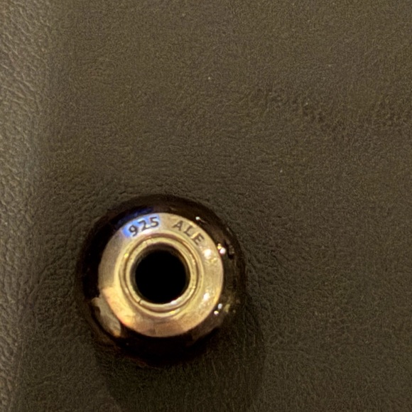 Pandora Brown burled wood Charm Bead - Picture 3 of 3